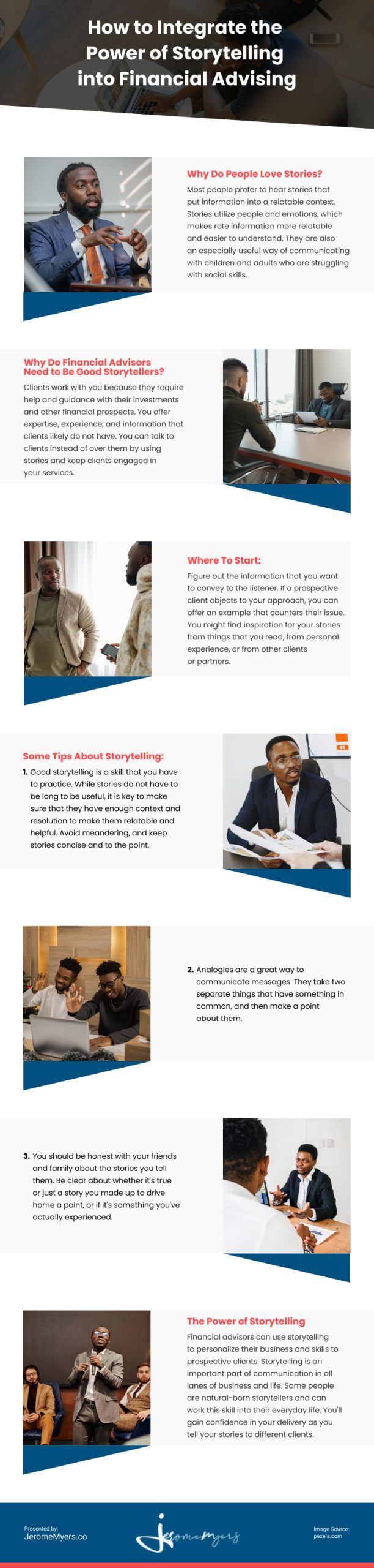 How to Integrate the Power of Storytelling into Financial Advising Infographic